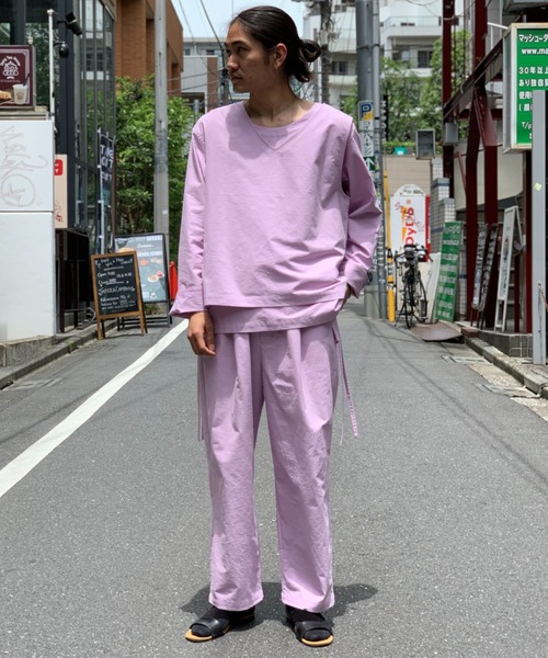 Toironier（トワロニエ）の「Toironier/トワロニエ/Lounge Vest/ラウンジベスト（ベスト・メンズ・ライトグリーン/ホワイト/ブラック/マスタード/ラベンダー・FREE）」の15枚目の写真