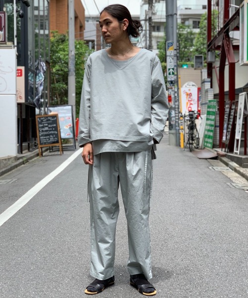 Toironier（トワロニエ）の「Toironier/トワロニエ/Lounge Vest/ラウンジベスト（ベスト・メンズ・ライトグリーン/ホワイト/ブラック/マスタード/ラベンダー・FREE）」の18枚目の写真