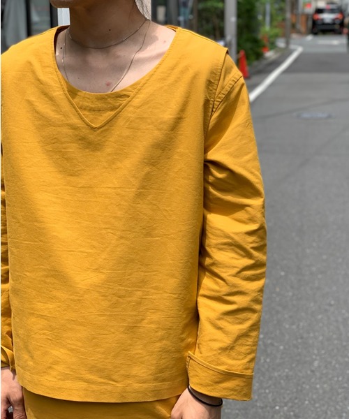 Toironier（トワロニエ）の「Toironier/トワロニエ/Lounge Vest/ラウンジベスト（ベスト・メンズ・ライトグリーン/ホワイト/ブラック/マスタード/ラベンダー・FREE）」の22枚目の写真