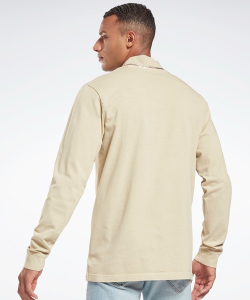 Reebok(リーボック)の「クラシックス ナチュラルダイ ロングスリーブシャツ / Classics Natural Dye Long Sleeve Shirt(Tシャツ/カットソー・メンズ・ベージュ・SMALL/X-SMALL/XXX-LARGE/LARGE/MEDIUM/X-LARGE/XX-LARGE)」の4枚目の写真