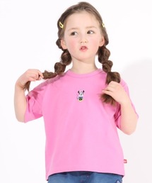 Disney（ディズニー）の「親子お揃い ディズニー 刺繍Tシャツ 5066K（Tシャツ/カットソー・キッズ）」