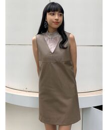 ヴィーガンレザーキャミソールワンピース ワンピース Emoda エモダ のファッション通販 Zozotown