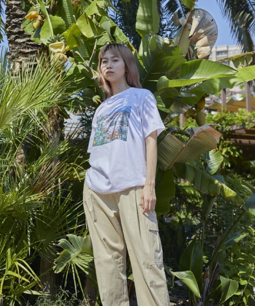 Bonjour Girl（ボンジュールガール）の「Derek Jarman Garden /Garden Tシャツ（Tシャツ/カットソー・レディース・ホワイト/ライトブルー・S/L/M）」の19枚目の写真