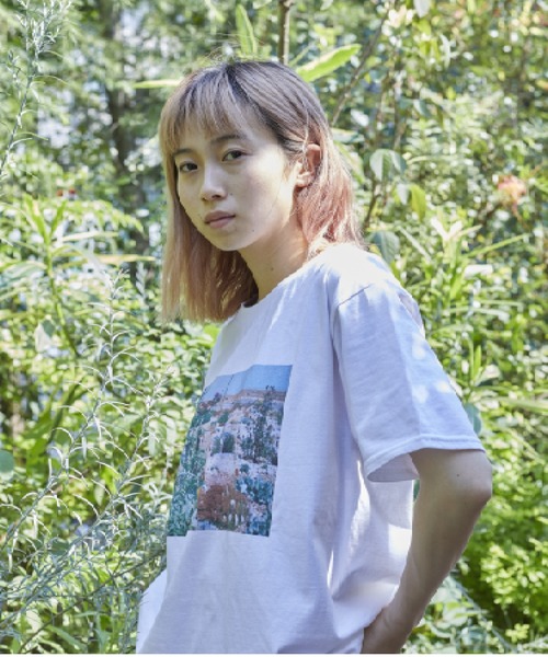 Bonjour Girl（ボンジュールガール）の「Derek Jarman Garden /Garden Tシャツ（Tシャツ/カットソー・レディース・ホワイト/ライトブルー・S/L/M）」の21枚目の写真