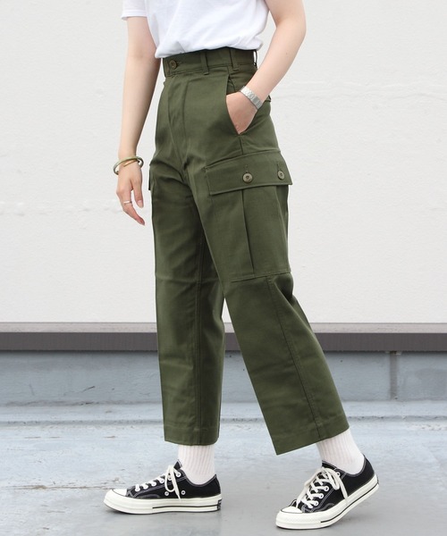 THE SHINZONE（ザ　シンゾーン）の「THE SHINZONE / シンゾーン MILITARY CROPPED ミリタリークロップド（カーゴパンツ・レディース・カーキ・34/32/38/36）」の5枚目の写真