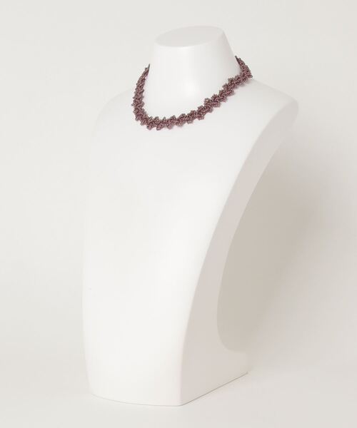 X-girl（エックスガール）の「BEADED CHOKER（チョーカー・レディース・ブラウン/ピンク/ライトパープル・ONE SIZE）」の15枚目の写真