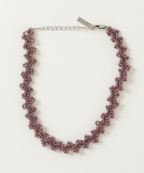 X-girl（エックスガール）の「BEADED CHOKER（チョーカー・レディース・ブラウン/ピンク/ライトパープル・ONE SIZE）」の17枚目の写真
