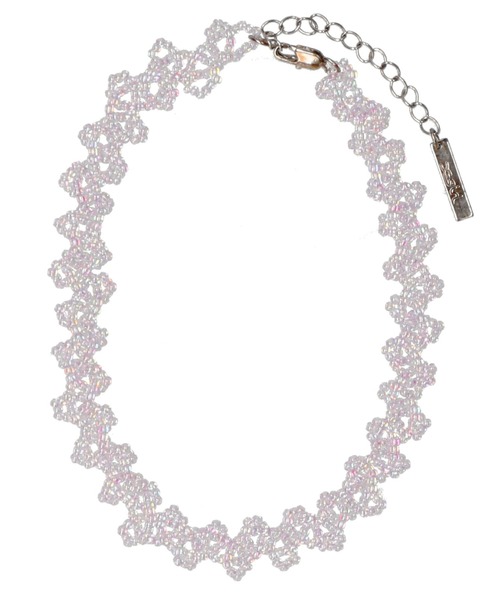 X-girl（エックスガール）の「BEADED CHOKER（チョーカー・レディース・ブラウン/ピンク/ライトパープル・ONE SIZE）」の14枚目の写真