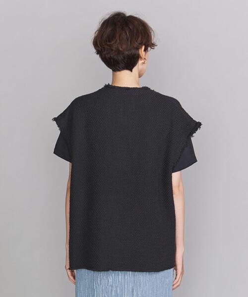 HEAR MY NAME(ヒアマイネーム)の「【別注】<HEAR MY NAME>メキシカン ポンチョ ◆(Tシャツ/カットソー・レディース・オフホワイト/ブラック・FREE)」の3枚目の写真