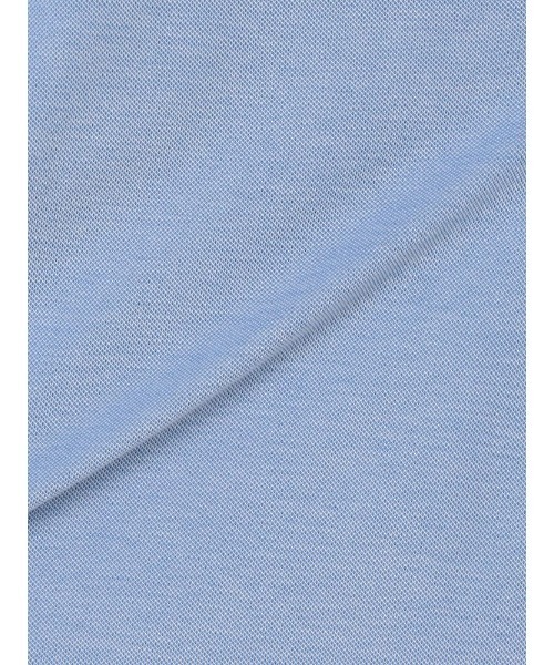 Perfect Suit FActory（パーフェクトスーツファクトリー）の「【接触冷感】ポケット付き　鹿の子ポロシャツ　グレー/サックス/ラベンダー（ポロシャツ・メンズ・サックスブルー/ライトグレー/パープル・S/M/LL/L）」の16枚目の写真