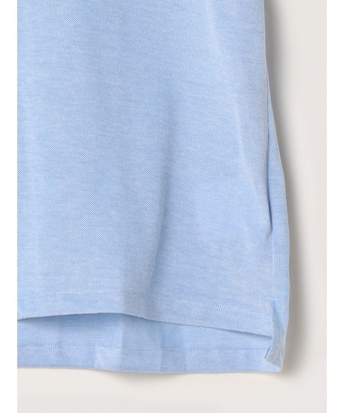 Perfect Suit FActory（パーフェクトスーツファクトリー）の「【接触冷感】ポケット付き　鹿の子ポロシャツ　グレー/サックス/ラベンダー（ポロシャツ・メンズ・サックスブルー/ライトグレー/パープル・S/M/LL/L）」の20枚目の写真