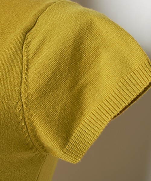 Futier land(フューティアランド)の「マシュマロタッチサマーニットトップス(Tシャツ/カットソー・レディース・ホワイト/ブラック/パープル/グリーン系その他/サーモンピンク/ピンク系その他/ライトブルー/グレイッシュベージュ/モカ/グリーン/ワインレッド/オリーブ・SMALL/MEDIUM/LARGE/X-LARGE)」の20枚目の写真