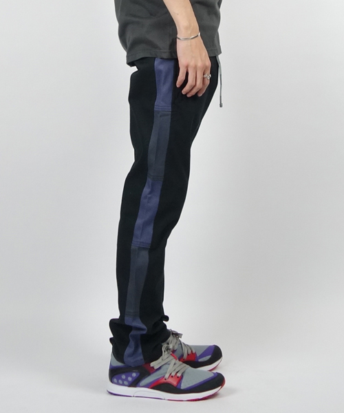 ALDIES（アールディーズ）の「SPACELORZ『STRETCH LONG PANTS』ストレッチロングパンツ（その他パンツ・メンズ・ブラック/グレー・MEDIUM/SMALL/LARGE）」の8枚目の写真