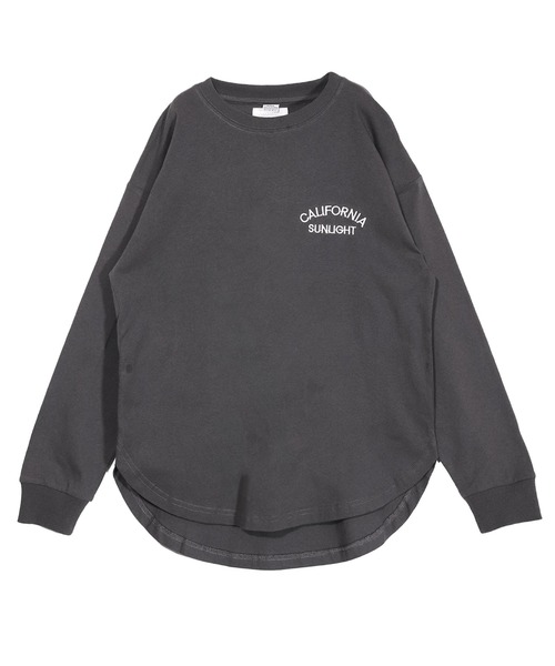 UNDERWRAPS（アンダーラップス）の「【KID'S】バリエーション刺繍ロンT (M3)（Tシャツ/カットソー・キッズ・ホワイト/ブラック/パープル/イエロー/グリーン/ホワイト系その他2/ブラック系その他2/グリーン系その他2/カーキ/ベージュ/チャコールグレー・120/130/140/150/160）」の21枚目の写真