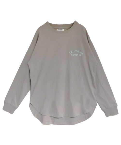 UNDERWRAPS（アンダーラップス）の「【KID'S】バリエーション刺繍ロンT (M3)（Tシャツ/カットソー・キッズ・ホワイト/ブラック/パープル/イエロー/グリーン/ホワイト系その他2/ブラック系その他2/グリーン系その他2/カーキ/ベージュ/チャコールグレー・120/130/140/150/160）」の16枚目の写真