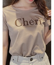 Cheri刺繍Tシャツ