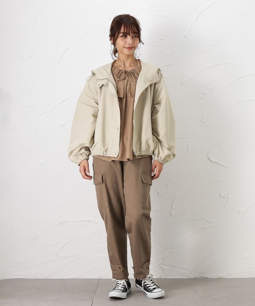 HOWDY.ハウディーcotton mountain parkerパーカ Howdy Marie（ハウディ―マリー）の「しわになりにくい ミドル丈