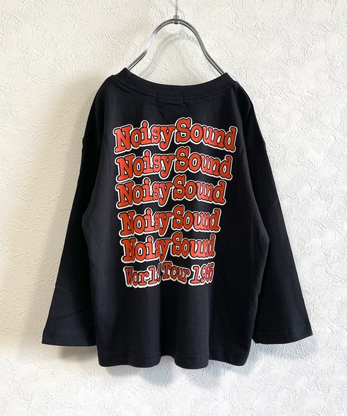 Life Support Products(ライフサポートプロダクツ)の「バックプリントロンT(80~150cm)(Tシャツ/カットソー・キッズ・ブラック/ベージュ/オフホワイト/グリーン/マスタード・90/100/110/120/80/130/95/140/150)」の2枚目の写真