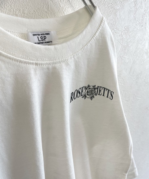 Life Support Products(ライフサポートプロダクツ)の「バックプリントロンT(80~150cm)(Tシャツ/カットソー・キッズ・ブラック/ベージュ/オフホワイト/グリーン/マスタード・90/100/110/120/80/130/95/140/150)」の9枚目の写真