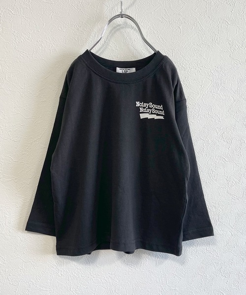 Life Support Products(ライフサポートプロダクツ)の「バックプリントロンT(80~150cm)(Tシャツ/カットソー・キッズ・ブラック/ベージュ/オフホワイト/グリーン/マスタード・90/100/110/120/80/130/95/140/150)」の6枚目の写真