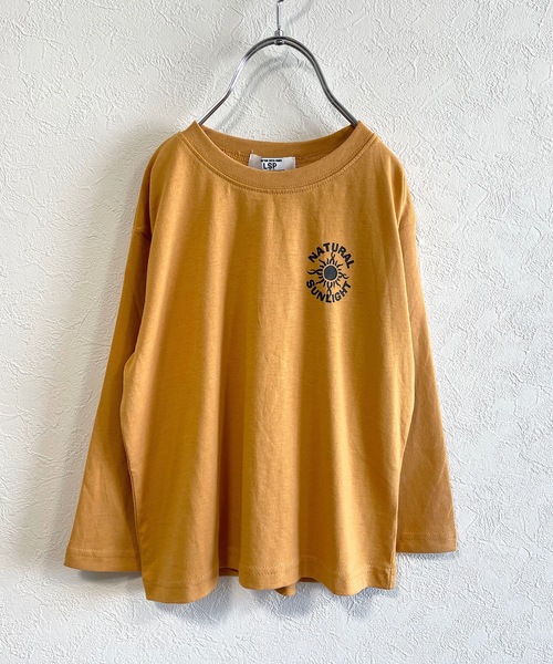 Life Support Products(ライフサポートプロダクツ)の「バックプリントロンT(80~150cm)(Tシャツ/カットソー・キッズ・ブラック/ベージュ/オフホワイト/グリーン/マスタード・90/100/110/120/80/130/95/140/150)」の18枚目の写真