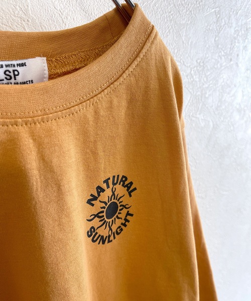 Life Support Products(ライフサポートプロダクツ)の「バックプリントロンT(80~150cm)(Tシャツ/カットソー・キッズ・ブラック/ベージュ/オフホワイト/グリーン/マスタード・90/100/110/120/80/130/95/140/150)」の10枚目の写真