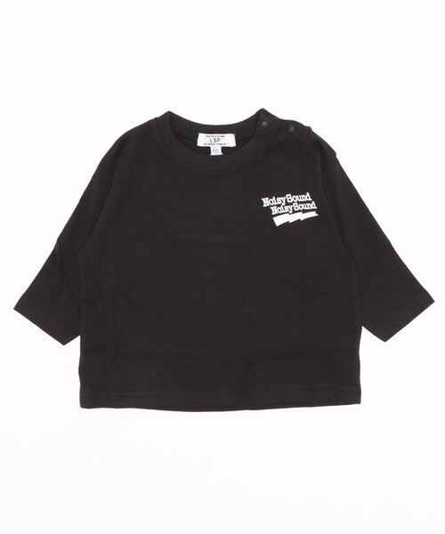 Life Support Products(ライフサポートプロダクツ)の「バックプリントロンT(80~150cm)(Tシャツ/カットソー・キッズ・ブラック/ベージュ/オフホワイト/グリーン/マスタード・90/100/110/120/80/130/95/140/150)」の13枚目の写真