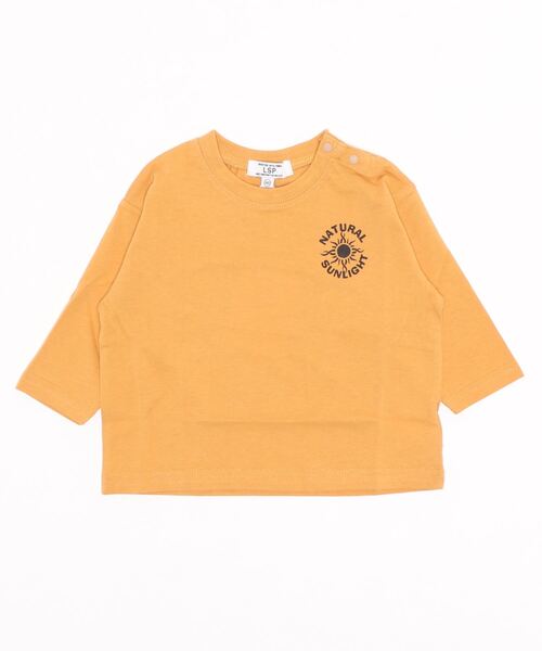 Life Support Products(ライフサポートプロダクツ)の「バックプリントロンT(80~150cm)(Tシャツ/カットソー・キッズ・ブラック/ベージュ/オフホワイト/グリーン/マスタード・90/100/110/120/80/130/95/140/150)」の8枚目の写真