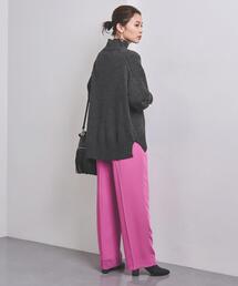 UNITED ARROWS | ＜UNITED ARROWS＞W/CA スリット ハイネック ニット W †(ニット/セーター)