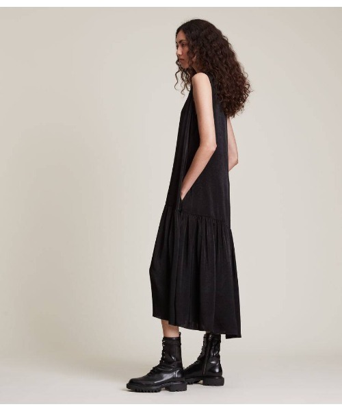 ALLSAINTS（オールセインツ）の「EDEN DRESS | EDEN ドレス・ワンピース（ワンピース・レディース・ブラック・M/S/XS/L）」の7枚目の写真