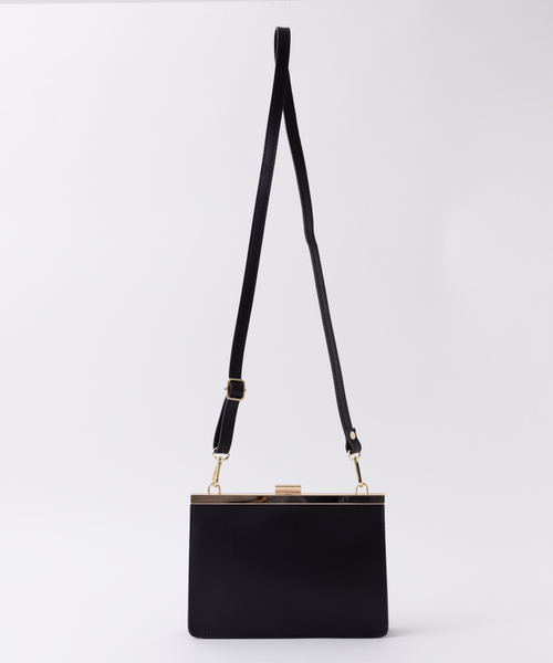 Rouge vif(ルージュヴィフ)の「【AULENTTI】スクエアショルダーバッグ(ショルダーバッグ・レディース・ブラック・フリー)」の1枚目の写真
