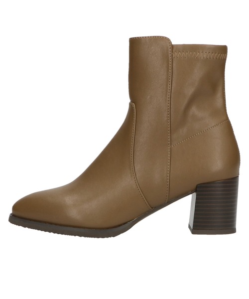 ORiental TRaffic（オリエンタルトラフィック）の「チャンキーヒールミドルブーツ/11408（ブーツ・レディース・ブラック/ベージュ/グレー・LL/3L/SS/S/M/L）」の13枚目の写真