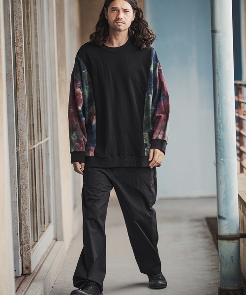 CAMBIO(カンビオ)の「mp9346-綿ナイロンベイカーワイドパンツ(その他パンツ・メンズ・ブラック/オリーブ・S/XL/M/L)」の16枚目の写真