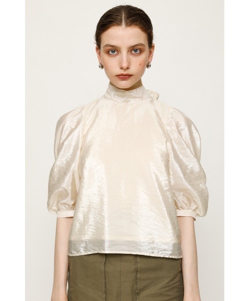 SLY（スライ）の「BACK RIBBON BL/バックリボンブラウス（シャツ/ブラウス・レディース・ブラウン/ベージュ・FREE）」の8枚目の写真