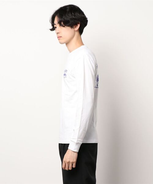 CAMP7(キャンプセブン)の「【CAMP7】バックロゴロンT(Tシャツ/カットソー・メンズ・パープル/ホワイト/ブラック・M/L/S/XL)」の7枚目の写真