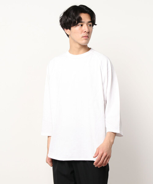 WALLA WALLA SPORT（ワラワラスポーツ）の「WALLA WALLA SPORT/ワラワラスポーツ　3/4 BASEBALL TEE　3/4ベースボールティー（Tシャツ/カットソー・メンズ・ホワイト/ブラック/カーキ/グリーン/ネイビー・XX-LARGE）」の2枚目の写真