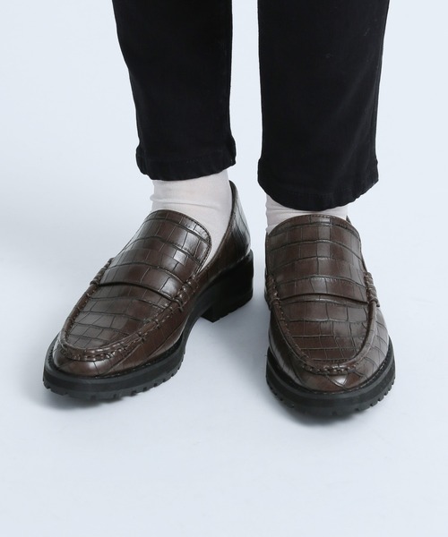 eL（エル）の「【eL】Flat Loafers/216007（ローファー・レディース・ブラック/ブラウン・SMALL/MEDIUM）」の2枚目の写真
