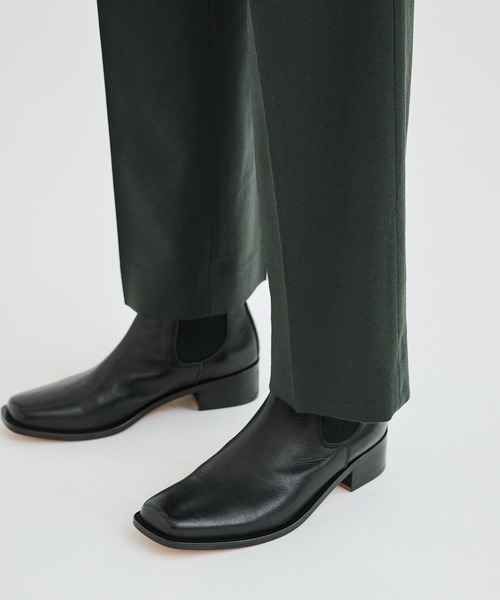 marka（マーカ）の「【marka】STRAIGHT FIT TROUSERS（スラックス・メンズ・グリーン/グレイッシュベージュ/ダークグリーン・1/2）」の8枚目の写真