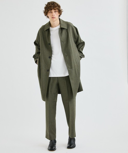 【美品】markaマーカ/STRAIGHT FIT TROUSERS/ サイズ1 markaware/marka】EX.STRAIGHT FIT TROUSERS（スラックス