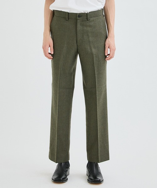 marka（マーカ）の「【marka】STRAIGHT FIT TROUSERS（スラックス・メンズ・グリーン/グレイッシュベージュ/ダークグリーン・1/2）」の20枚目の写真