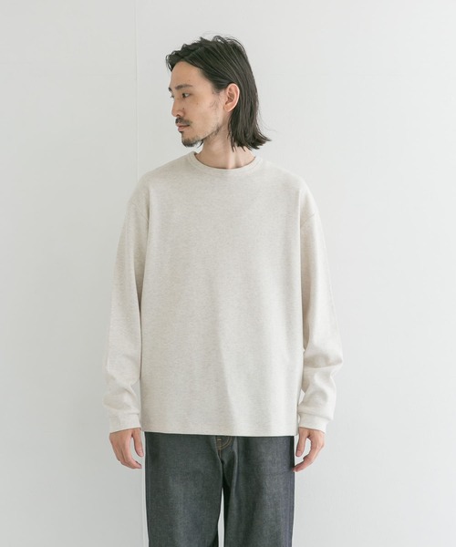 URBAN RESEARCH（アーバンリサーチ）の「度詰めワッフルクルーネック（Tシャツ/カットソー・メンズ・ホワイト/グレー/オートミール・SMALL/MEDIUM/LARGE）」の12枚目の写真