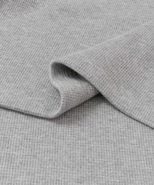 URBAN RESEARCH（アーバンリサーチ）の「度詰めワッフルクルーネック（Tシャツ/カットソー・メンズ・ホワイト/グレー/オートミール・SMALL/MEDIUM/LARGE）」の6枚目の写真
