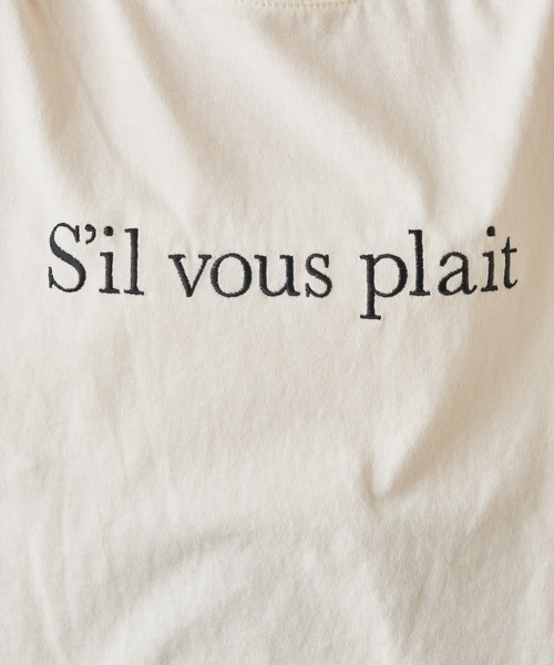 Chico（チコ）の「ショート丈刺繍ロゴロンT（Tシャツ/カットソー・レディース・ブラウン/ブラック/ライトベージュ/ホワイト・FREE）」の7枚目の写真