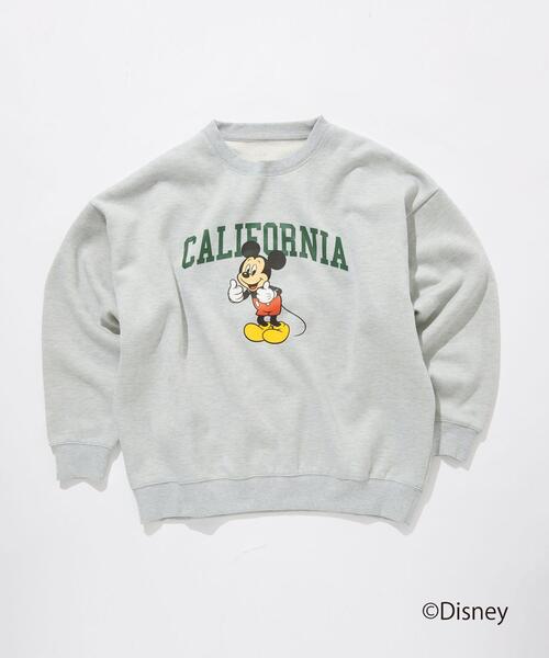 爆売り ミッキーマウス Web限定 Disney スウェット プリント カレッジ トレーナー スウェット Www Qiraatafrican Com
