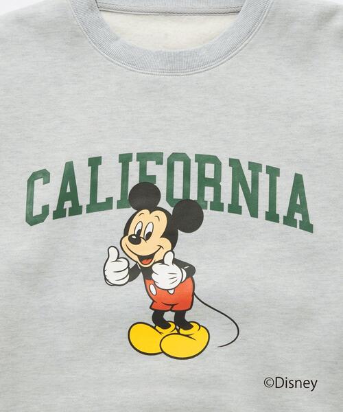 green label relaxing（グリーンレーベルリラクシング）の「【WEB限定】＜GLR or＞DISNEY ミッキーマウス / カレッジ プリント スウェット（スウェット・メンズ・ライトグレー/ブラック/ダークグリーン/ブラウン・S/M/L/XL）」の10枚目の写真