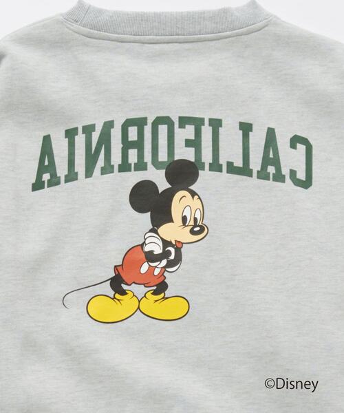 green label relaxing（グリーンレーベルリラクシング）の「【WEB限定】＜GLR or＞DISNEY ミッキーマウス / カレッジ プリント スウェット（スウェット・メンズ・ライトグレー/ブラック/ダークグリーン/ブラウン・S/M/L/XL）」の11枚目の写真