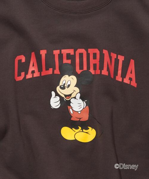 green label relaxing（グリーンレーベルリラクシング）の「【WEB限定】＜GLR or＞DISNEY ミッキーマウス / カレッジ プリント スウェット（スウェット・メンズ・ライトグレー/ブラック/ダークグリーン/ブラウン・S/M/L/XL）」の14枚目の写真