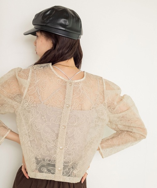 w closet（ダブルクローゼット）の「レザー風キャスケット（キャスケット・レディース・ブラック/キャメル・FREE）」の10枚目の写真