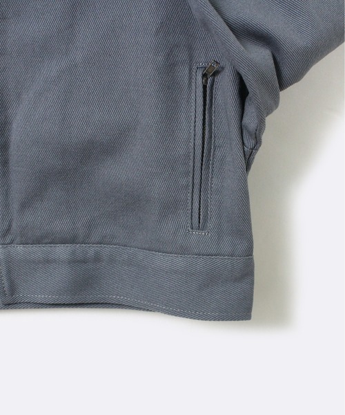 one way(ワンウェイ)の「【oneway Jeans】加工ありツイルショート丈ジャケット(その他アウター・レディース・ブラック/ライトブルー・FREE)」の12枚目の写真