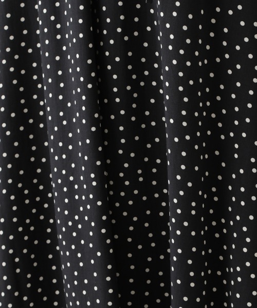 studio CLIP(スタディオクリップ)の「《Natural by studio CLIP》レーヨンドットドロストワンピース(ワンピース・レディース・ブラウン/ブラック・FREE)」の18枚目の写真